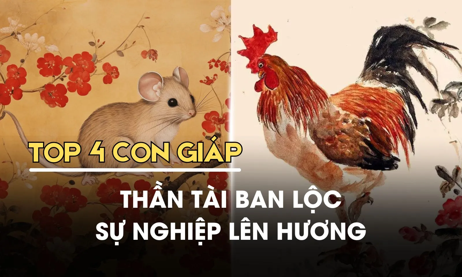 Tháng 4 Dương lịch: 4 con giáp được Thần Tài ban lộc, sự nghiệp lên hương