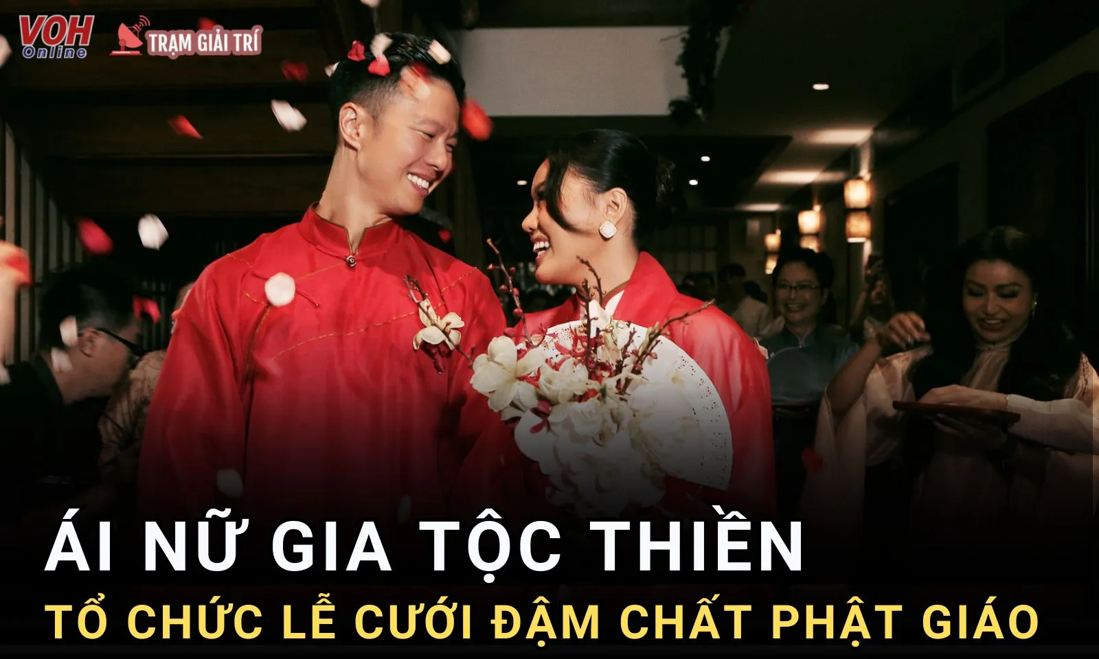 Lễ cưới đậm chất Phật giáo của ái nữ gia tộc thiền bí ẩn nhất Việt Nam
