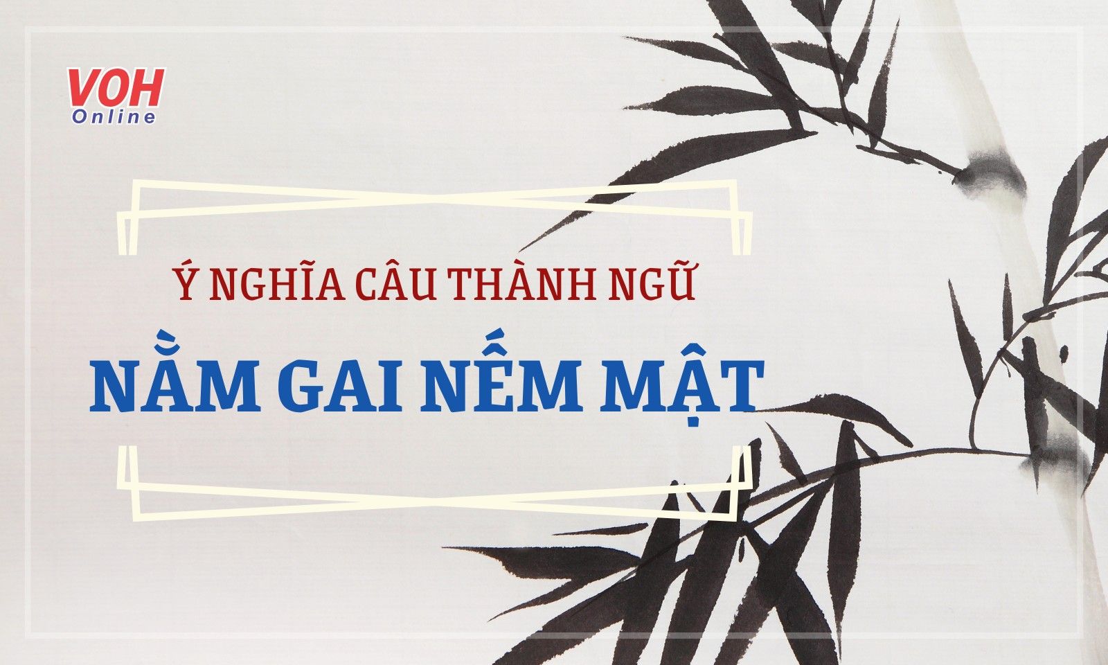Ý nghĩa thành ngữ “Nằm gai nếm mật” là gì?