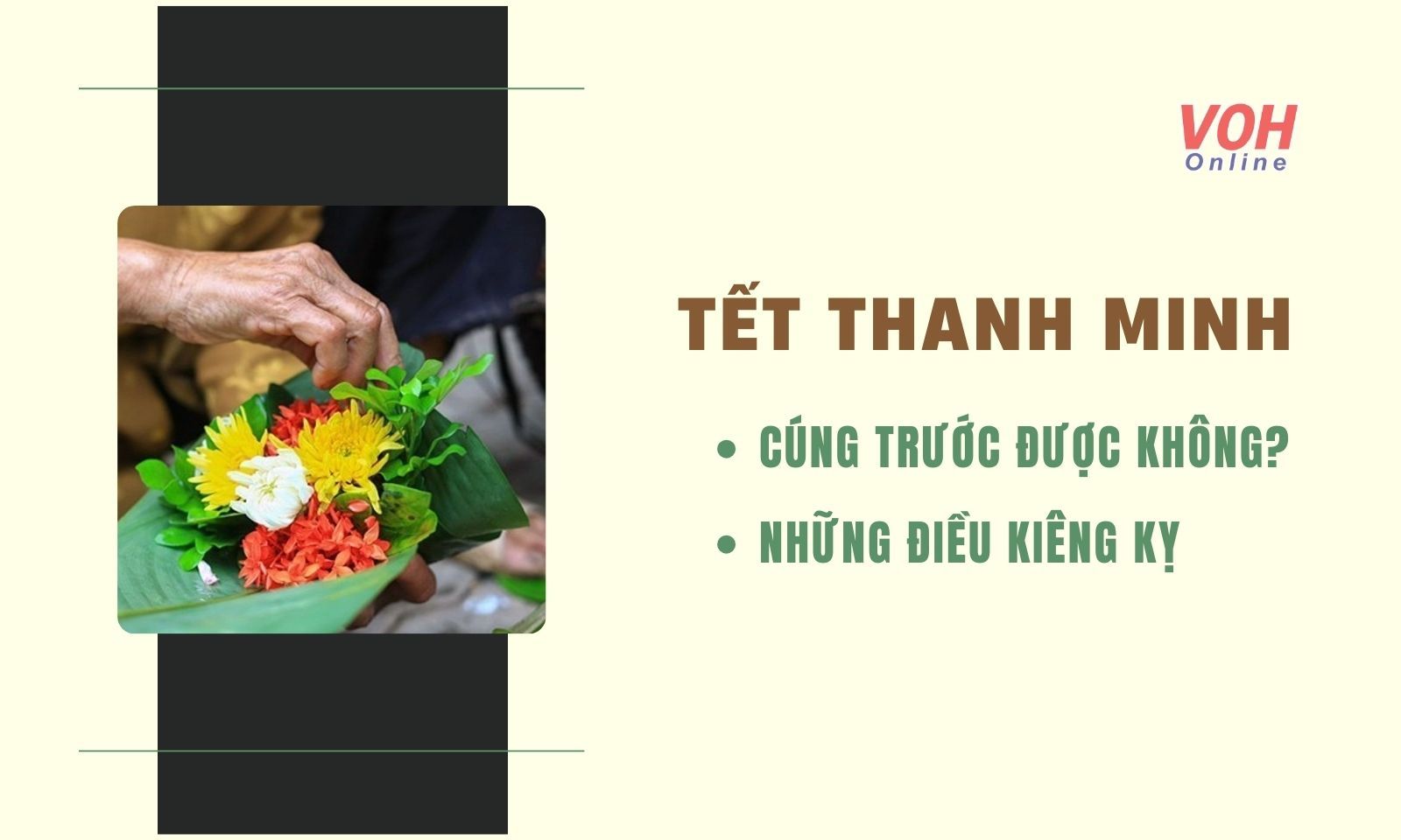 Cúng Thanh minh trước được không? Kiêng kỵ trong ngày Tết Thanh minh