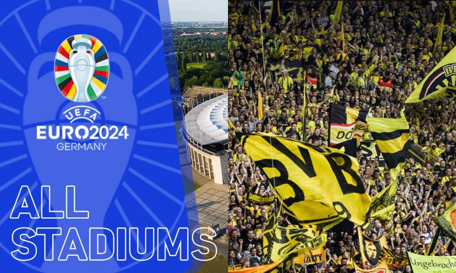 Chiêm ngưỡng 10 Sân vận động tổ chức Vòng chung kết EURO 2024