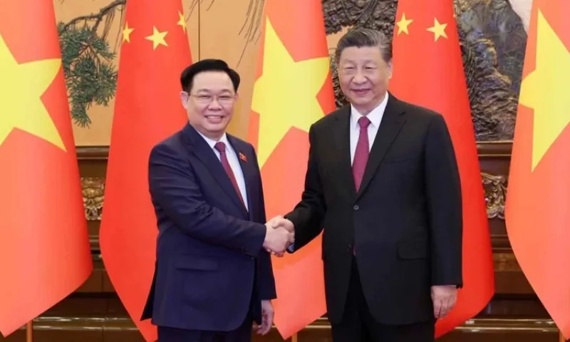 Chủ tịch Quốc hội Vương Đình Huệ hội kiến Tổng Bí thư, Chủ tịch nước Trung Quốc