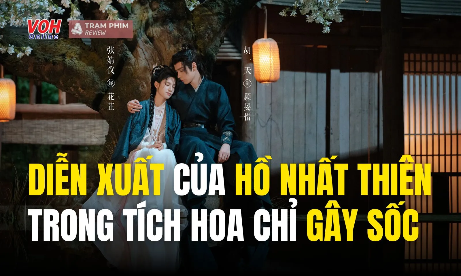 Diễn xuất của Hồ Nhất Thiên trong Tích Hoa Chỉ gây tranh cãi