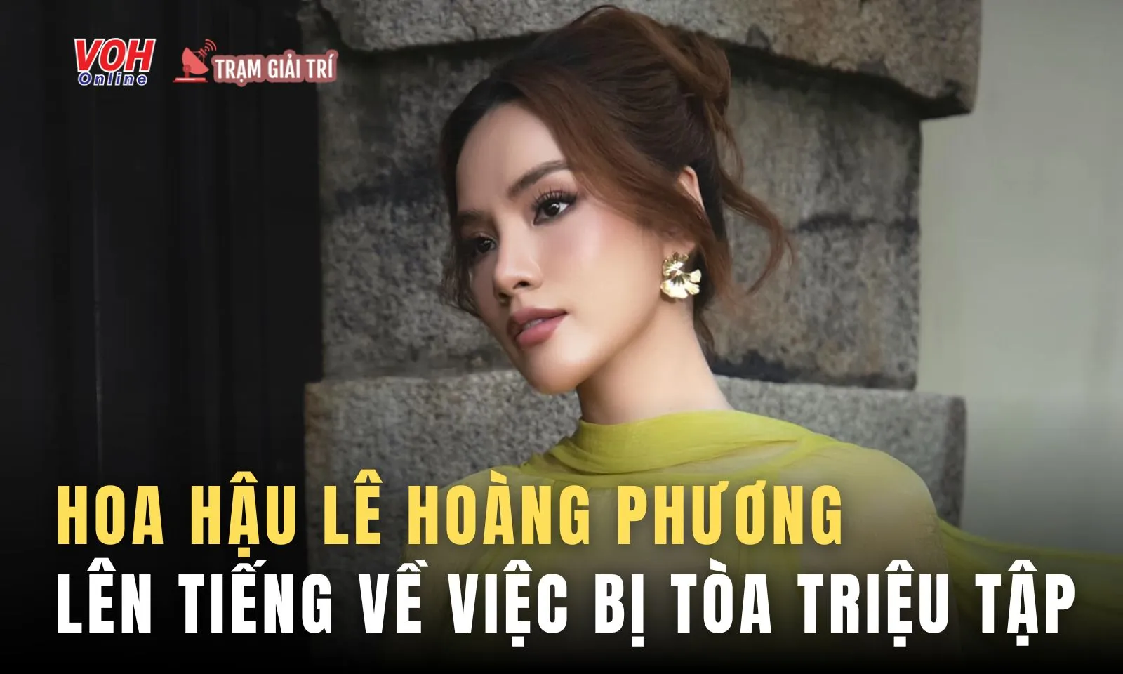 Hoa hậu Lê Hoàng Phương phản hồi thông tin bị triệu tập trong vụ công ty quản lý bị kiện