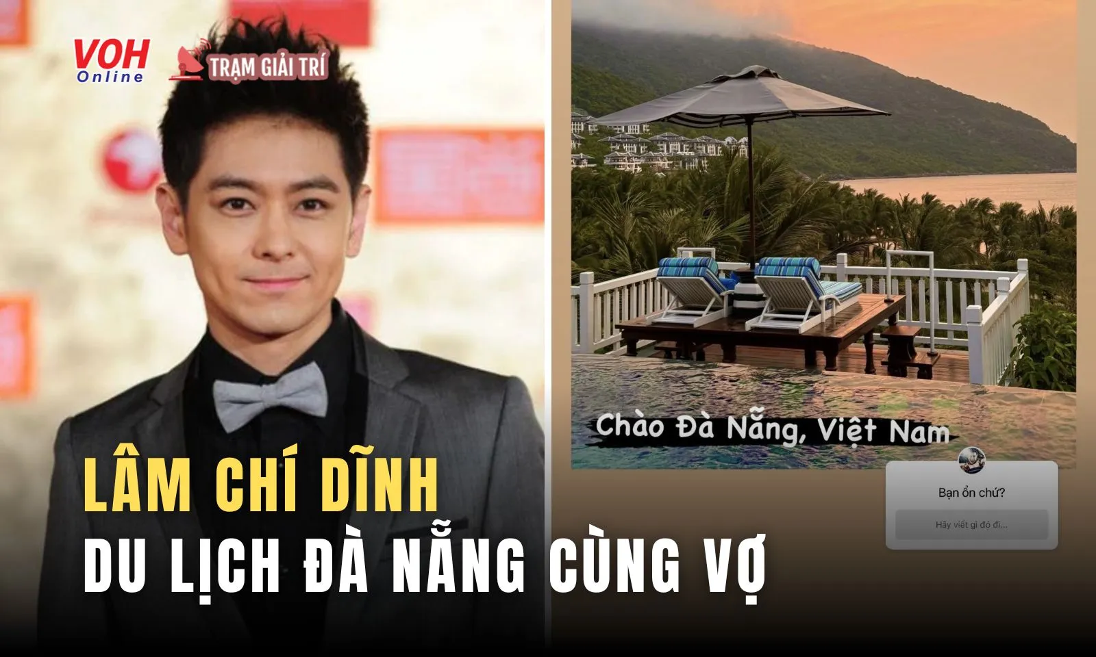 Lâm Chí Dĩnh và vợ ghé thăm Việt Nam, liên tục checkin món ngon cảnh đẹp 
