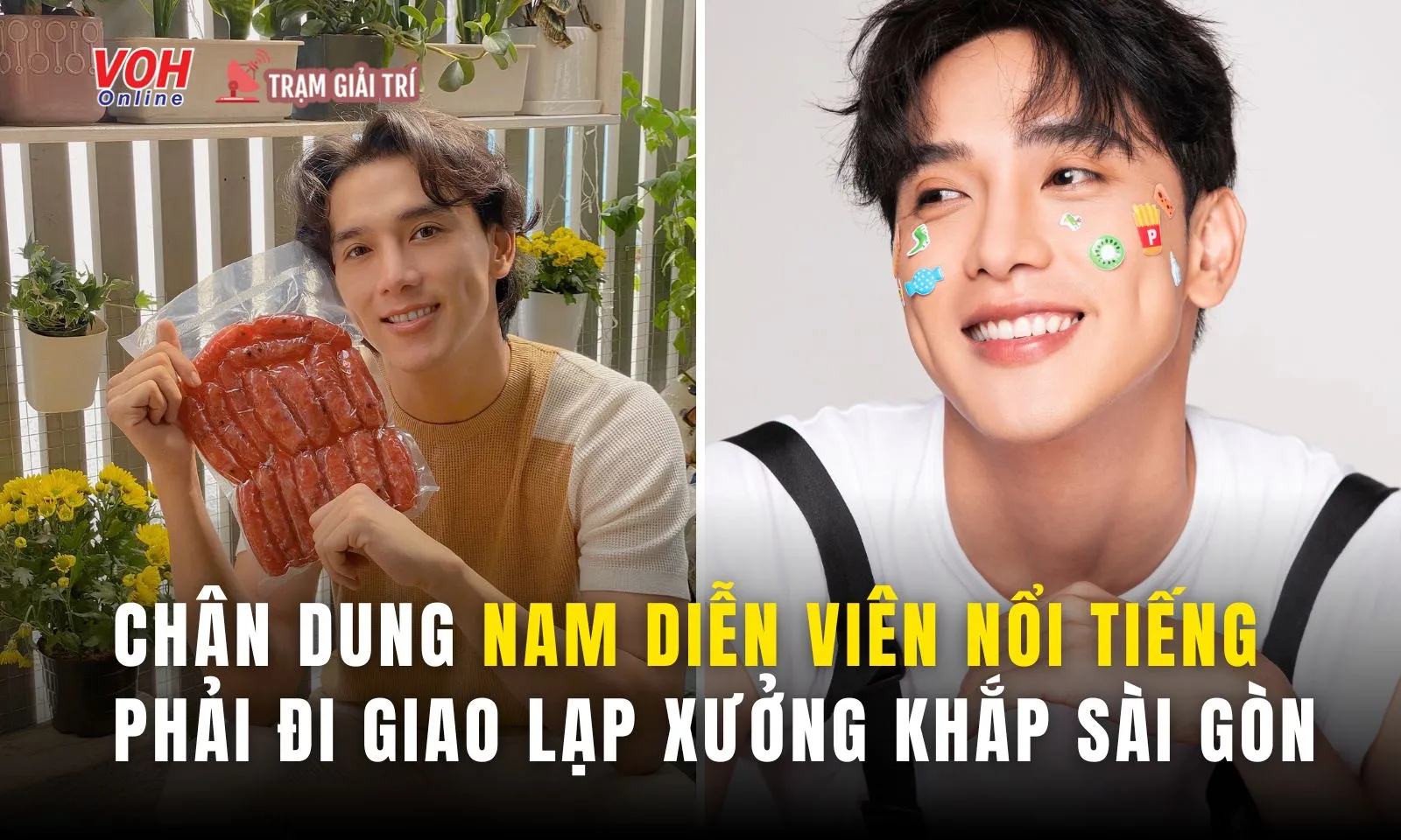 Diễn viên Thuận Nguyễn bị bắt gặp đi giao lạp xưởng khắp Sài Gòn, sự nghiệp diễn xuất ra sao?