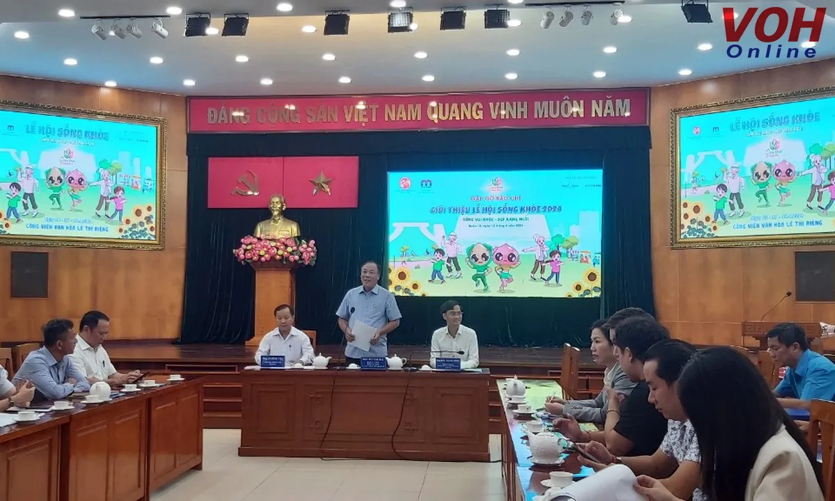 “Lễ hội Sống khỏe năm 2024” sẽ diễn ra tại Công viên Văn hóa Lê Thị Riêng