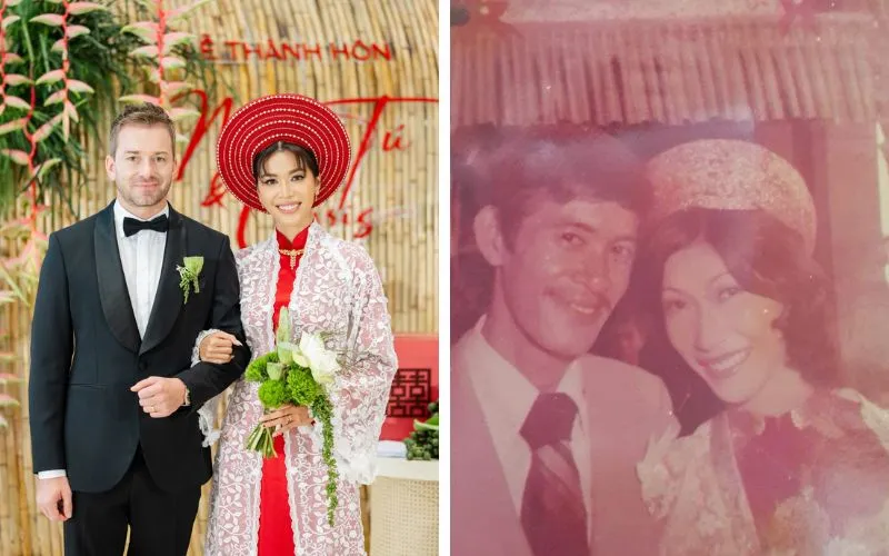 Toàn cảnh đám cưới Minh Tú_ cô dâu - chú rể quá đẹp đôi, hội bạn toàn Hoa - Á hậu catwalk siêu cháy2