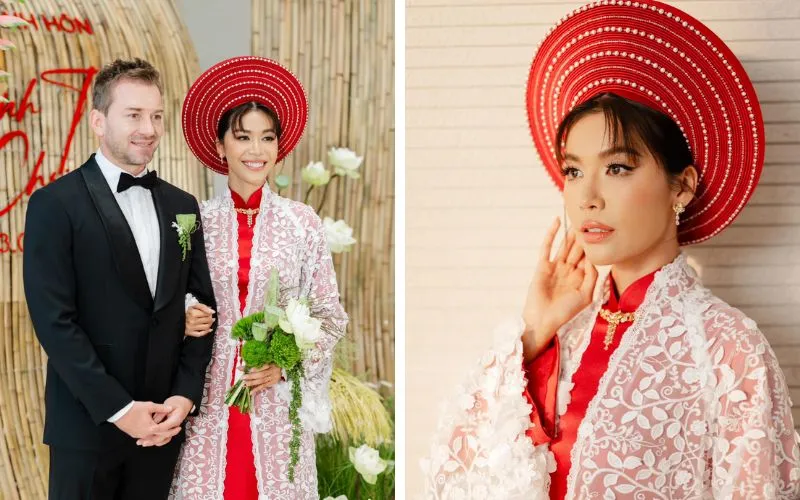 Toàn cảnh đám cưới Minh Tú_ cô dâu - chú rể quá đẹp đôi, hội bạn toàn Hoa - Á hậu catwalk siêu cháy3