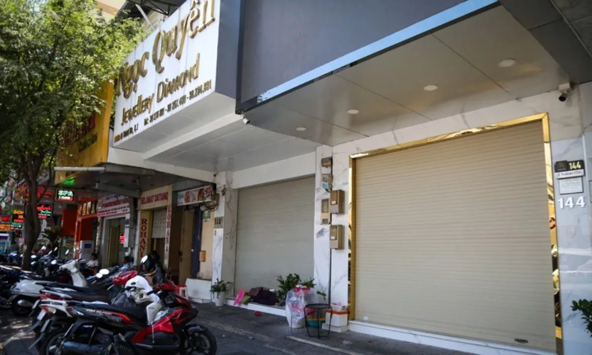 Nhiều tiệm vàng tại TPHCM đóng cửa né đợt kiểm tra
