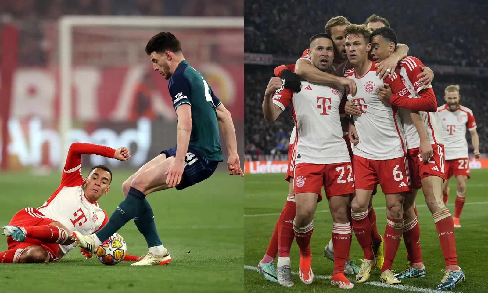 Kimmich bay người dũng mãnh, Bayern Munich rung chuông tiễn đưa Arsenal rời Cúp C1