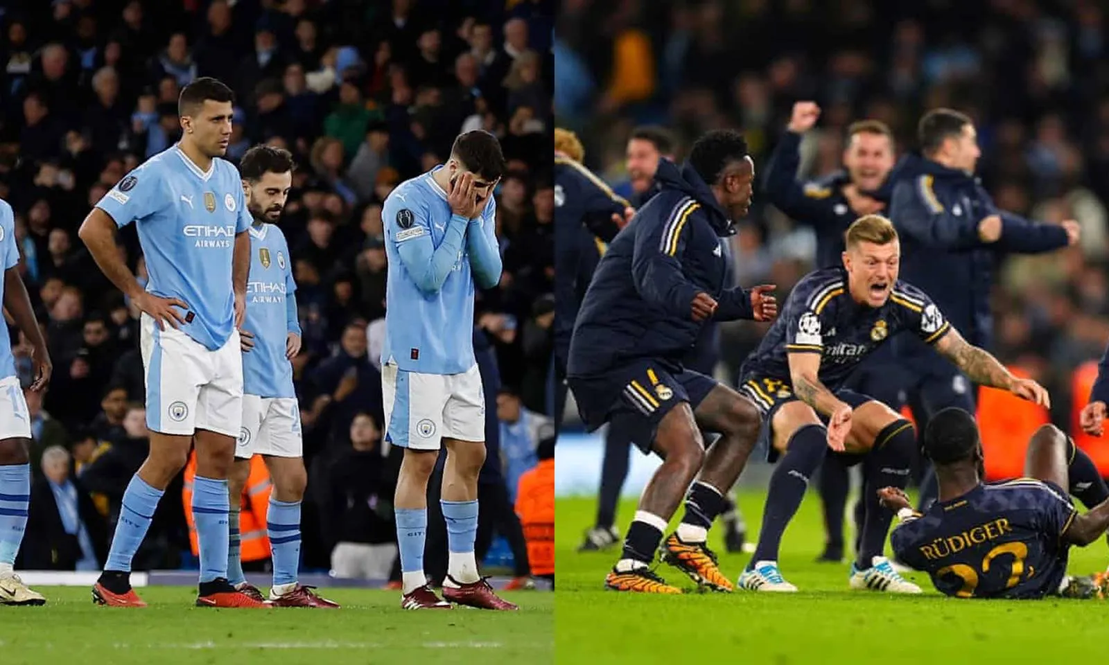 Thua đau Real Madrid, sao Man City đổ lỗi do đối thủ may mắn