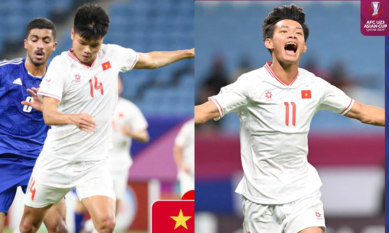 U23 Việt Nam hạ gục U23 Kuwait, chiếm ngôi đầu bảng nhờ cú đúp của Vĩ Hào