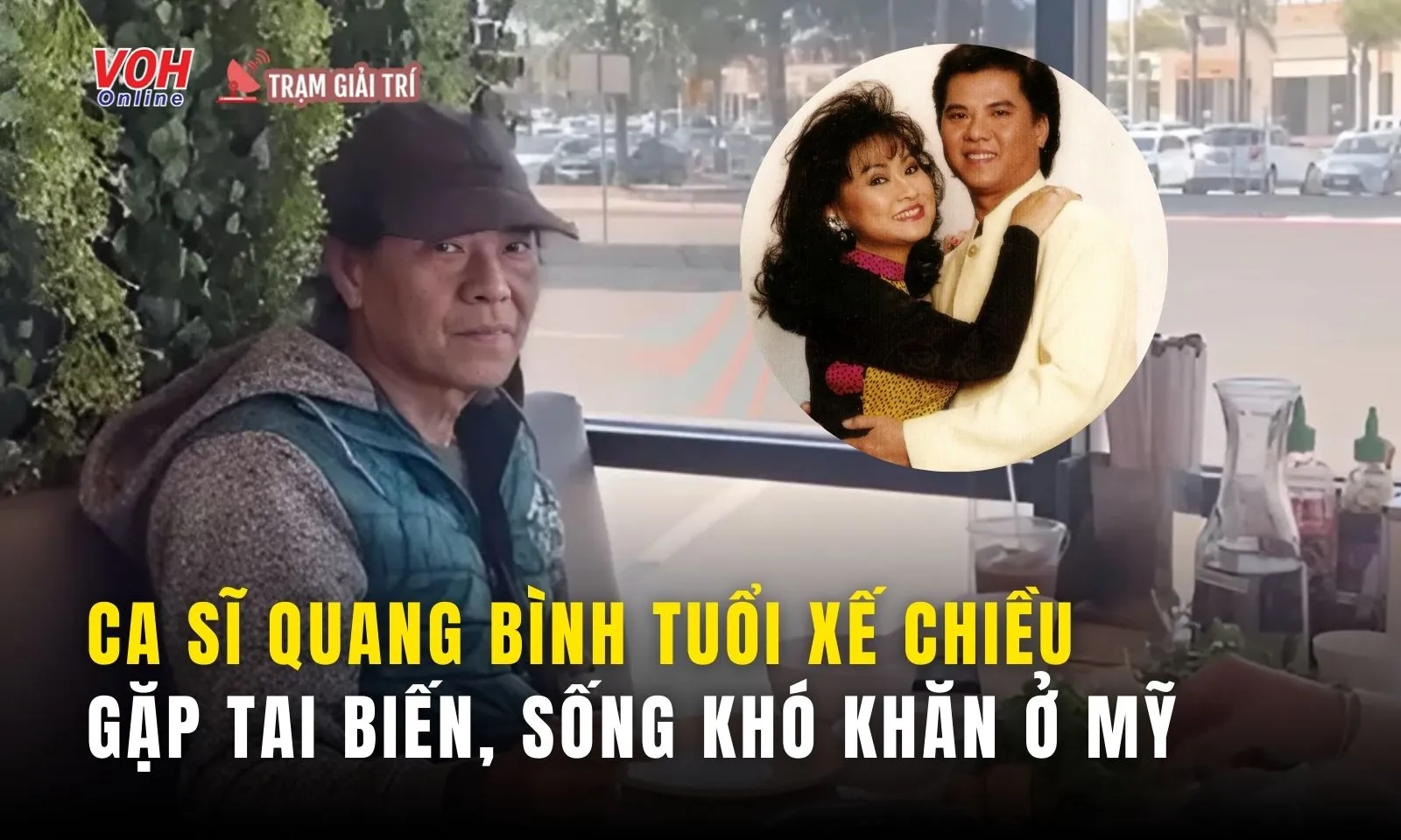 Nam ca sĩ từng tậu xế hộp đầu tiên trong showbiz , nay sống chật vật nơi xứ người