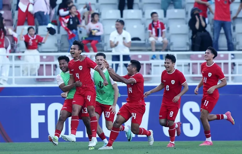 U23 Indonesia thắp lên cơ hội đi tiếp tại bảng A VCK U23 châu Á 2024 - Ảnh: internet
