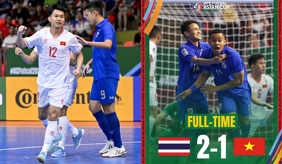 Tuyển futsal Việt Nam kịch tính giành vé vào Tứ kết VCK futsal châu Á 2024