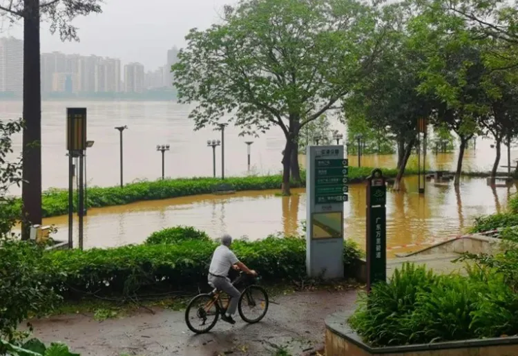Mưa lớn đã tấn công miền nam Trung Quốc, khiến hàng chục nghìn người phải sơ tán, kể cả ở Thanh Viễn 