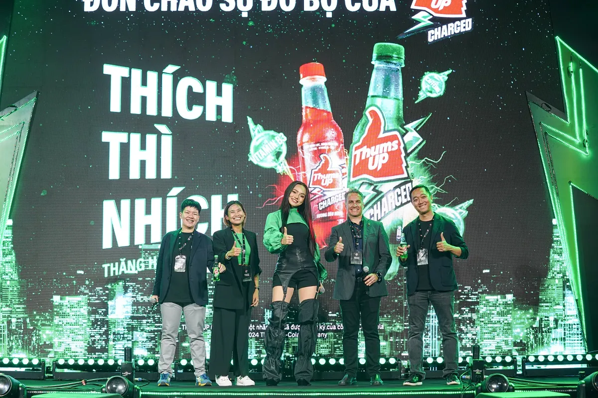 Coca-Cola ra mắt thương hiệu nước tăng lực Thums Up Charged và giới thiệu gương mặt đồng hành mới