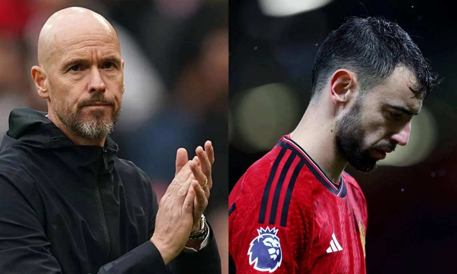 Bruno Fernandes thờ ơ trước tin Erik ten Hag bị sa thải