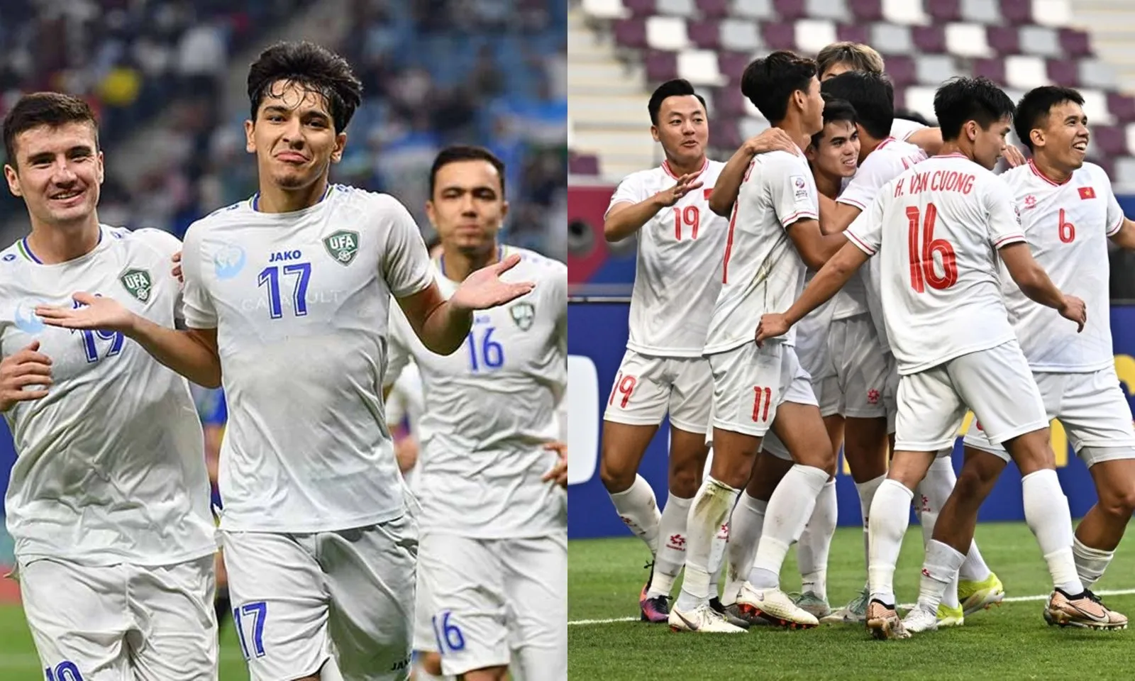 TRỰC TIẾP U23 Uzbekistan 3-0 U23 Việt Nam (Hiệp 1): Hàng thủ bất lực 