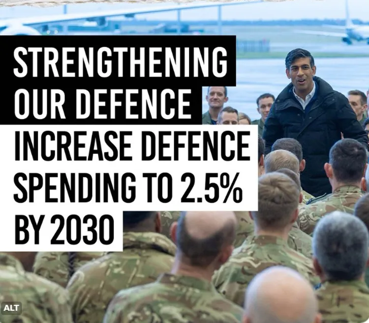 Vương quốc Anh tăng chi tiêu quốc phòng lên 2,5% GDP vào cuối thập kỷ này