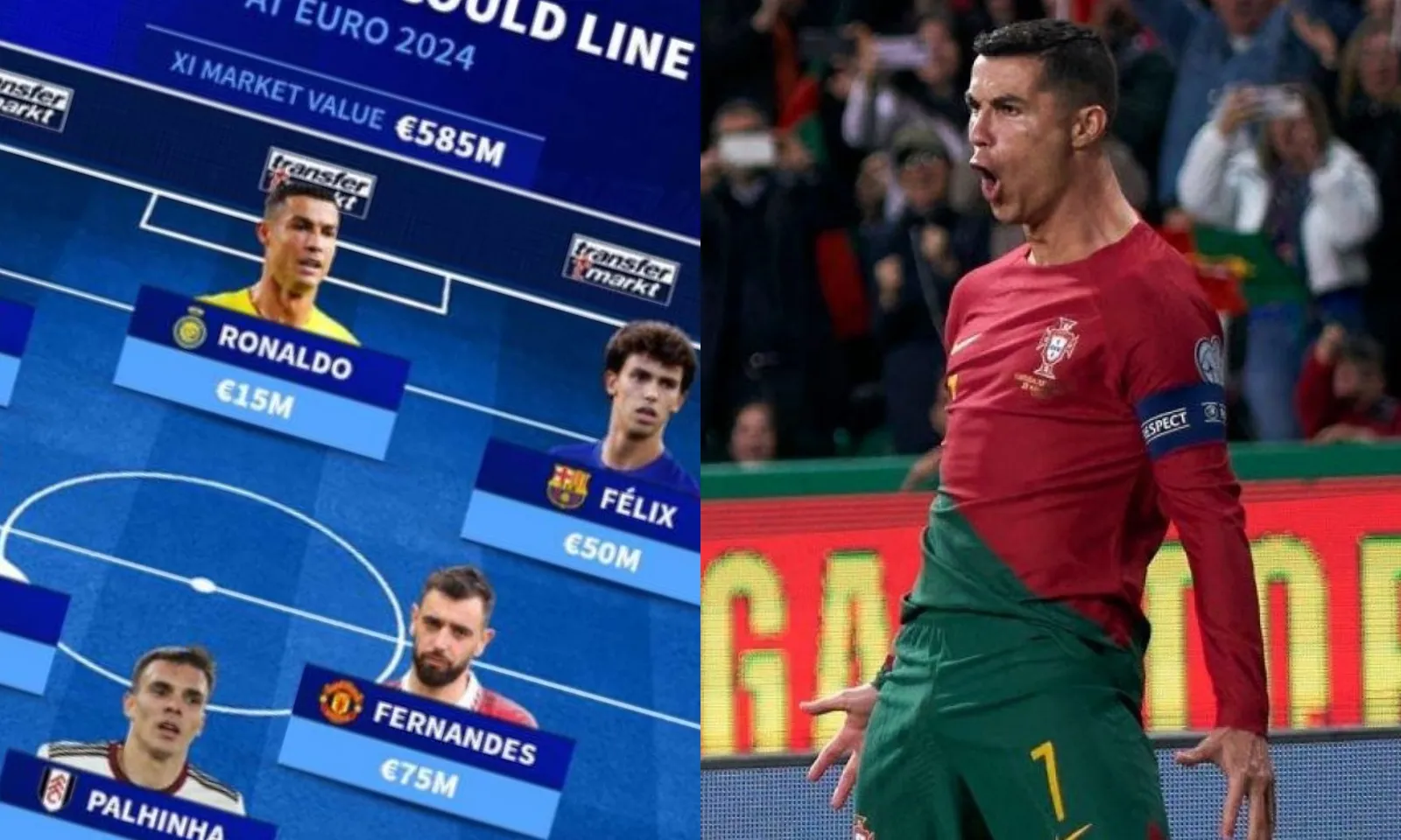 Đội hình dự kiến tuyển Bồ Đào Nha tại EURO 2024: Đại bác Ronaldo | 2 