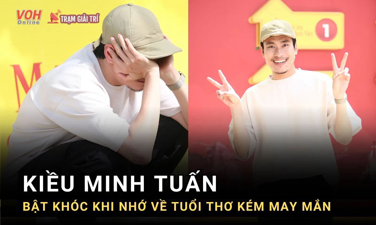 Kiều Minh Tuấn bật khóc vì tuổi thơ kém may mắn