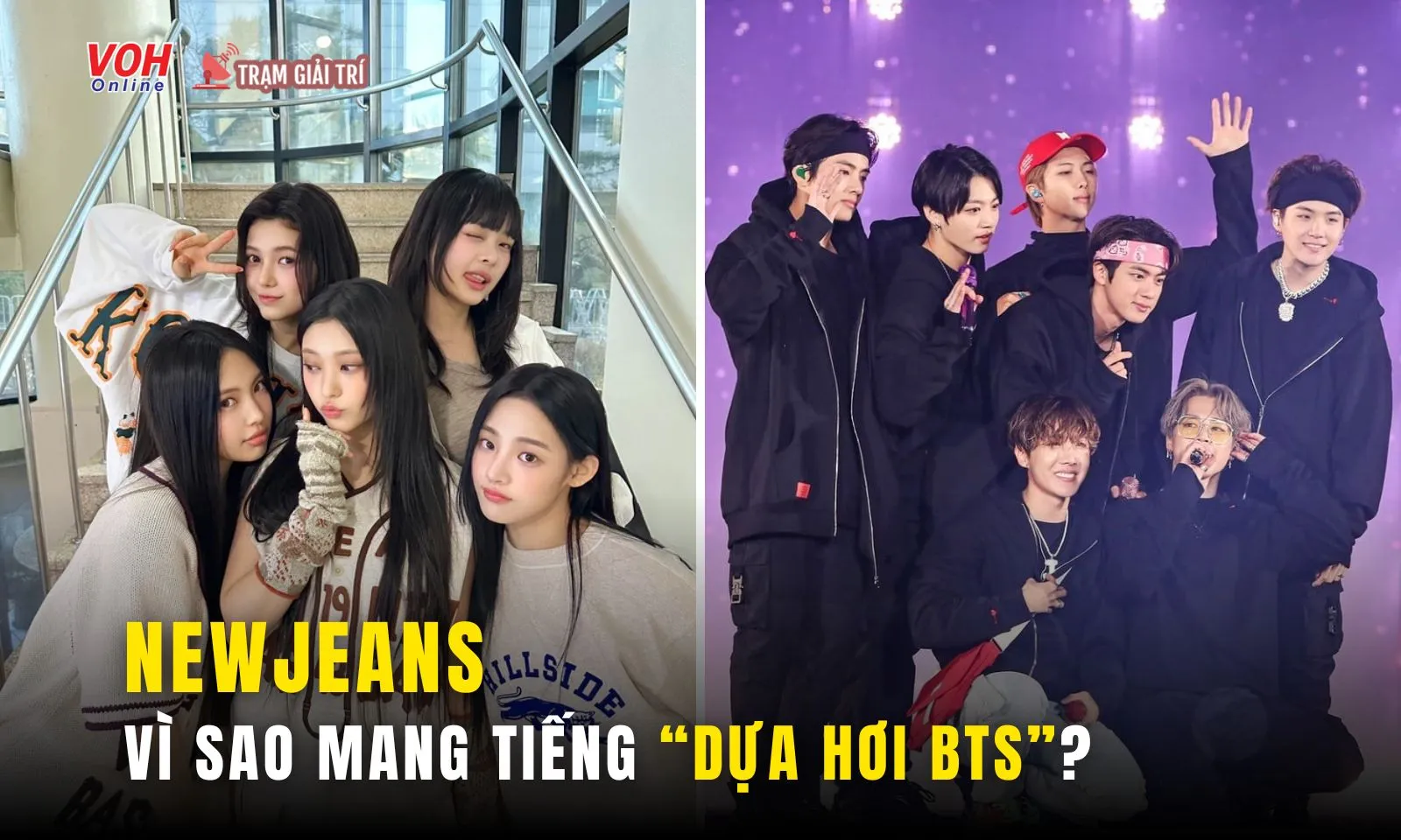 Vì sao NewJeans mang tiếng dựa hơi BTS?