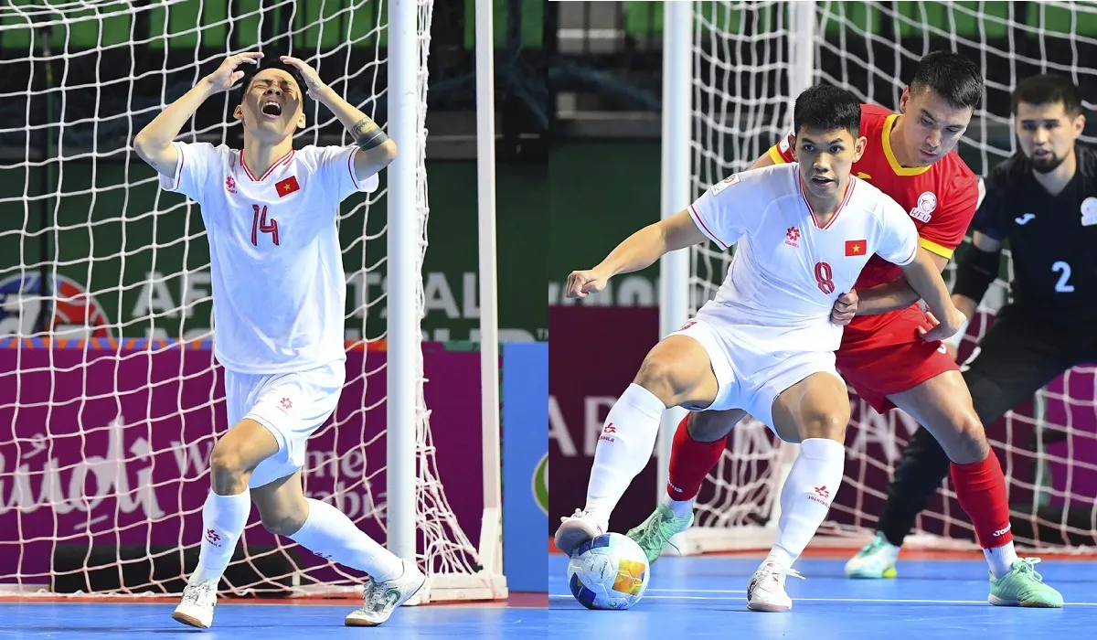 Tuyển futsal Việt Nam thua đáng tiếc Kyrgyzstan, vỡ mộng lần thứ 3 liên tiếp dự VCK futsal World Cup