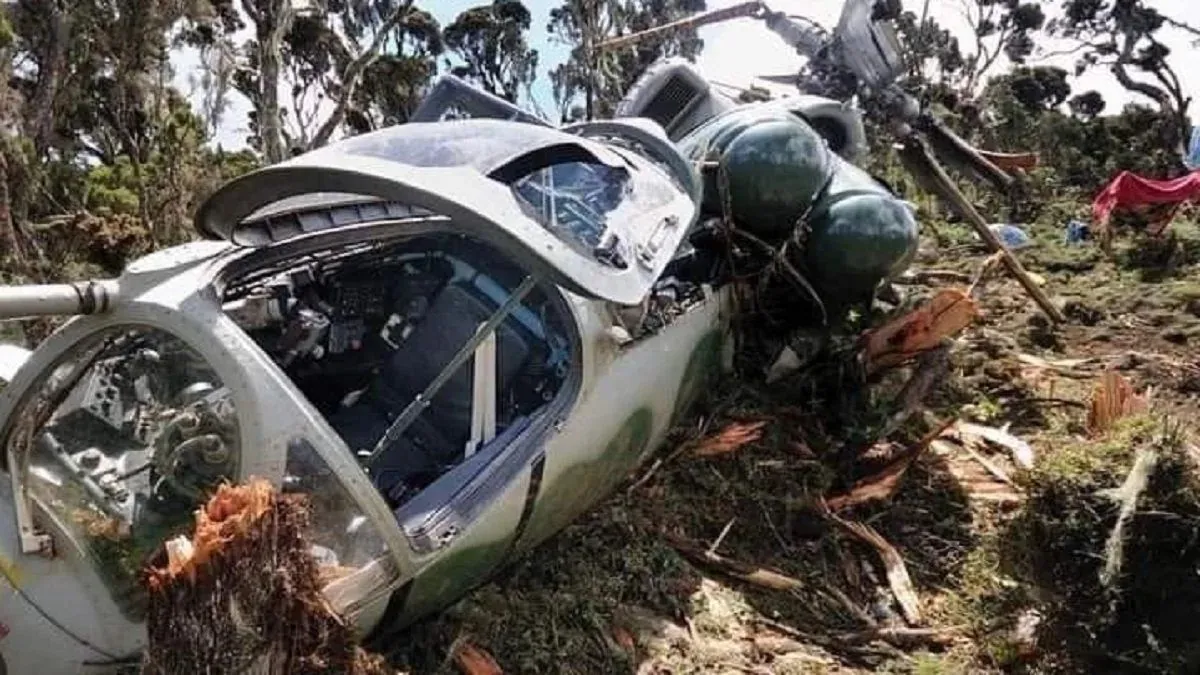 Rơi trực thăng quân sự ở Ecuador, 8 người thiệt mạng