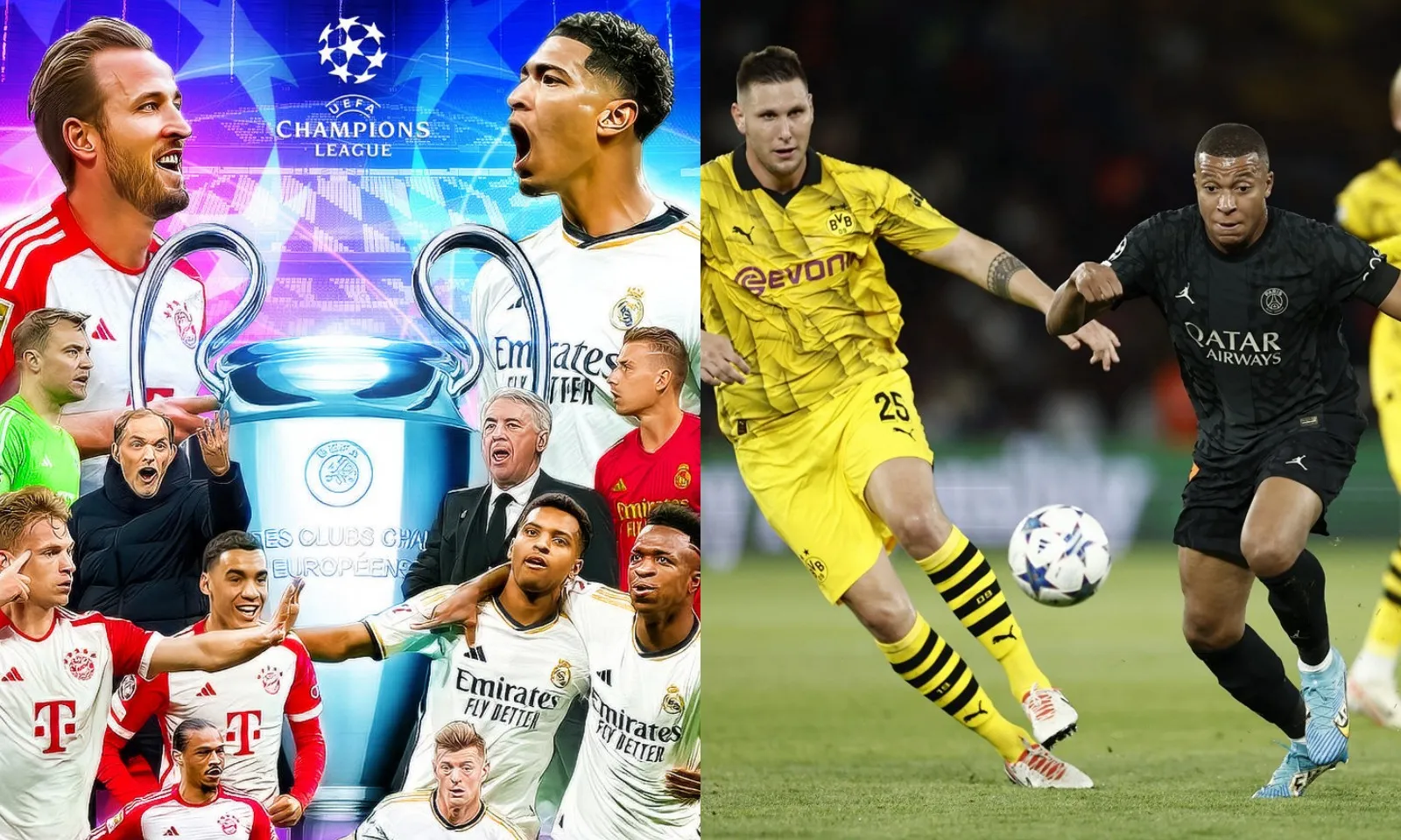 Lịch thi đấu lượt đi Bán kết Cúp C1: Bayern Munich vs Real Madrid | Dortmund vs PSG