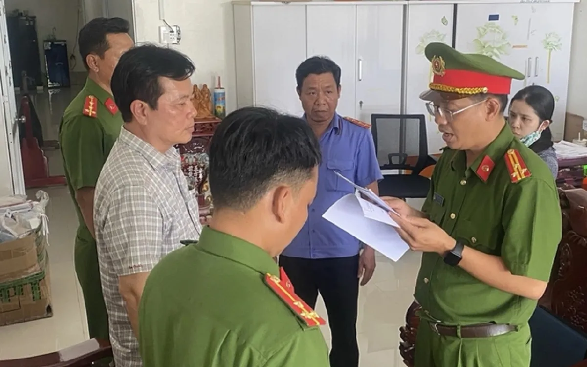 cong an doc lenh khoi to Dang Quoc Viet giam doc mua ban hoa don gia Công an cung cấpẢnh Công an cung cấp