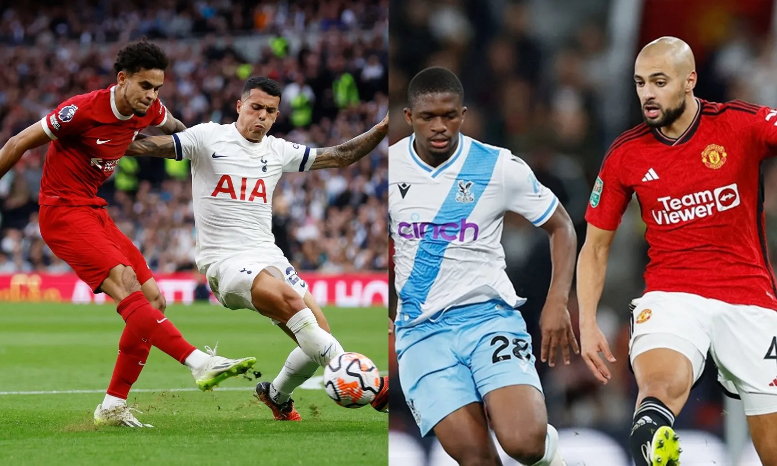 Lịch thi đấu Ngoại hạng Anh vòng 36: Liverpool vs Tottenham | Crystal Palace vs MU