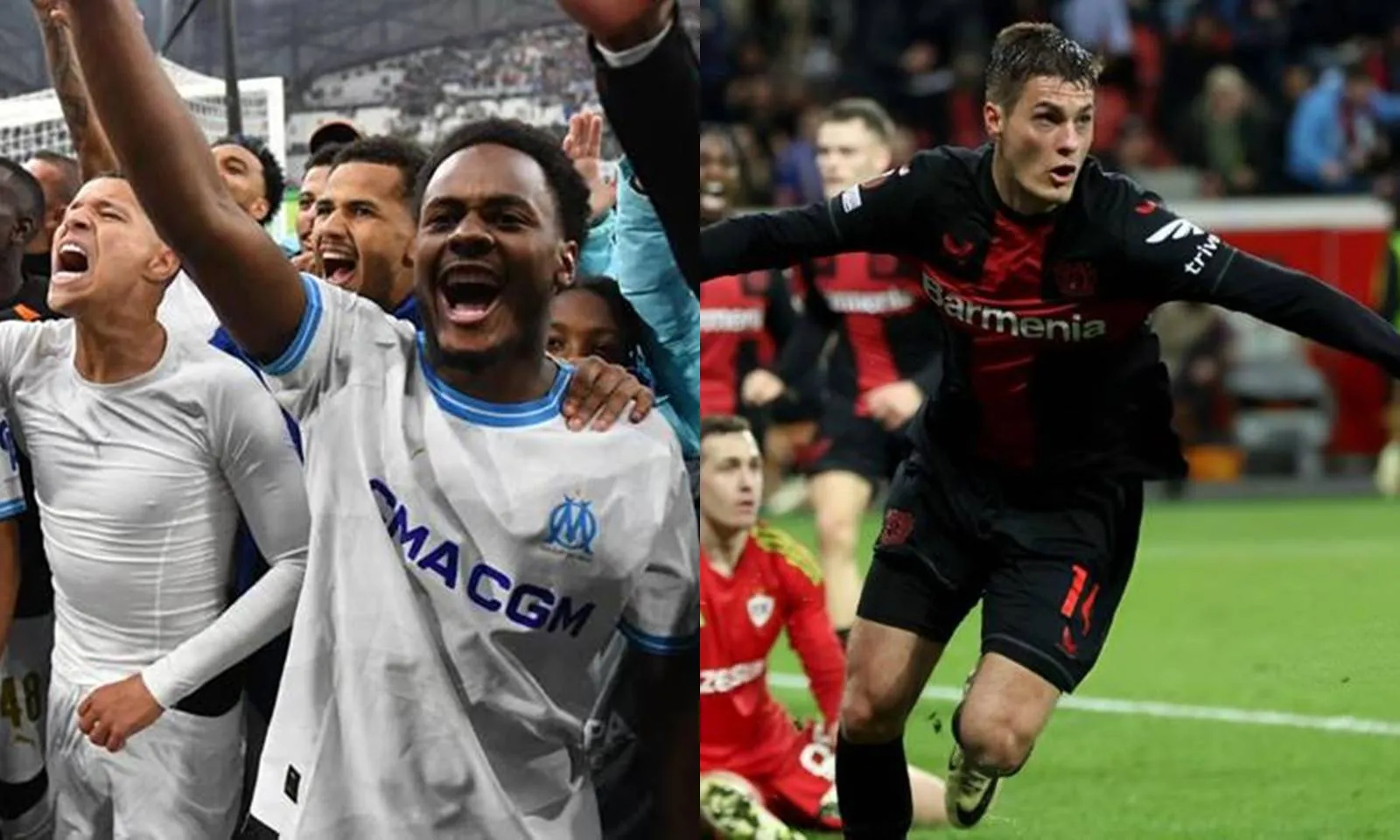 Lịch thi đấu lượt đi Bán kết Cúp C2: Marseille vs Atalanta | Roma vs Bayer Leverkusen