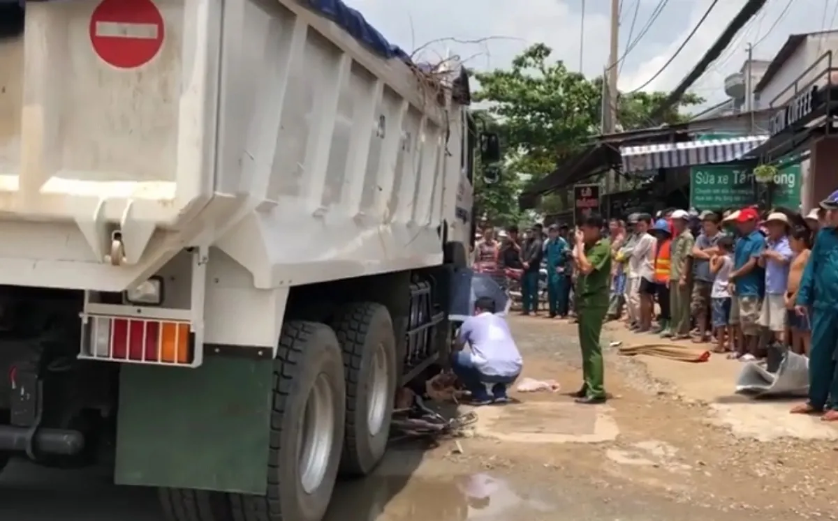 tai nan giao thông xe tải ban ngày