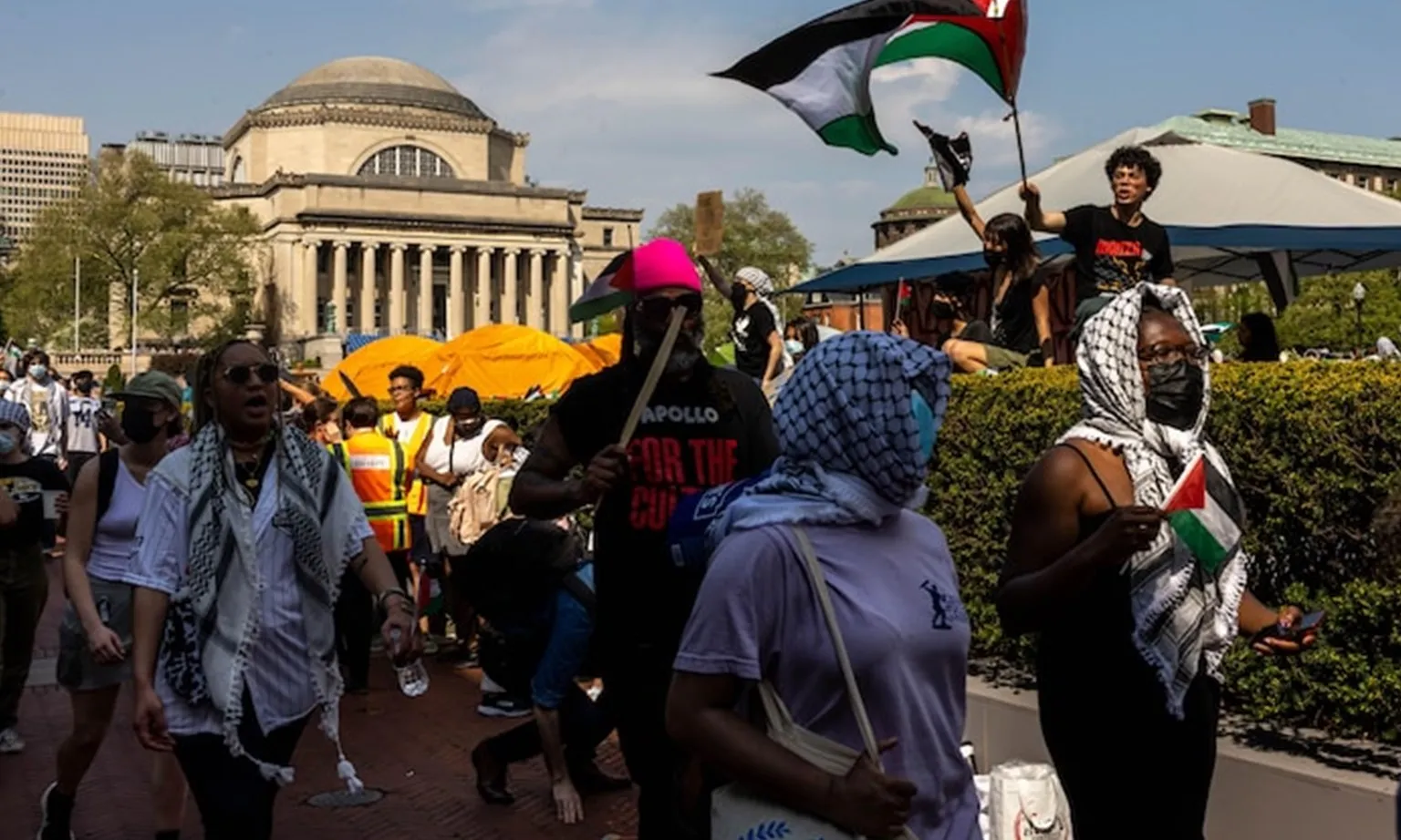 Mỹ: Bắt hơn 2.000 người biểu tình ủng hộ Palestine trong khuôn viên các trường đại học