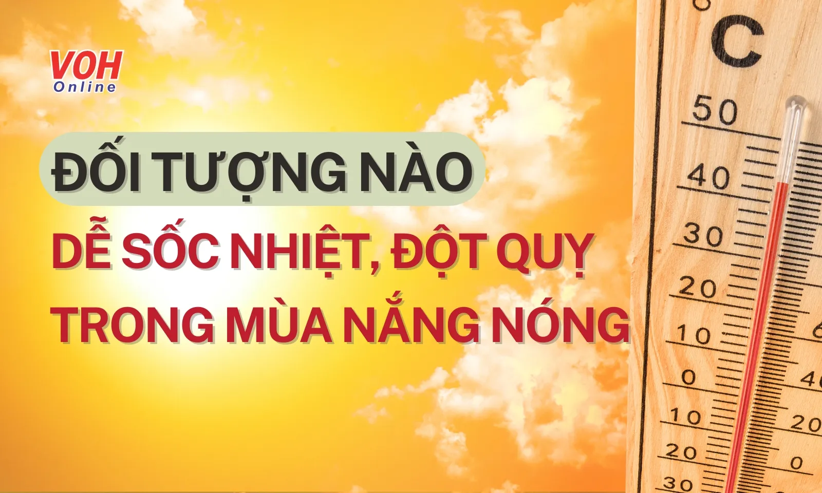 Nhóm đối tượng nào có nguy cơ cao bị đột quỵ do nắng nóng?