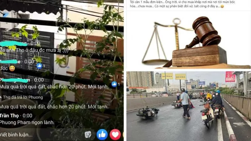 Muôn kiểu độc lạ đón mưa đầu mùa