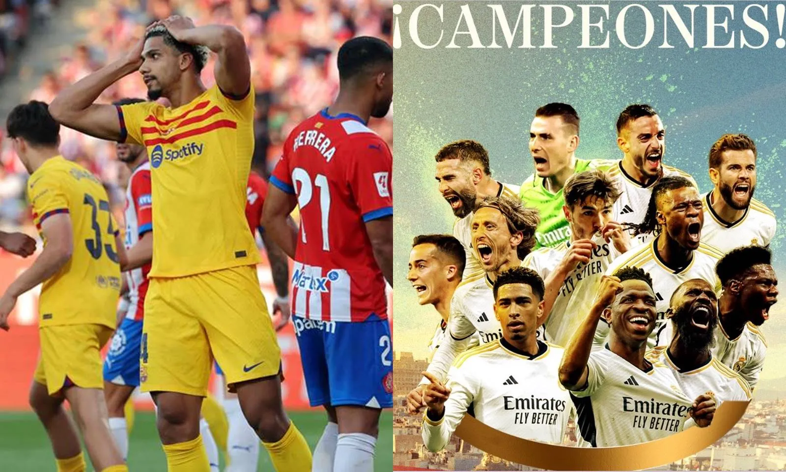 Barca thua bạc nhược, kiến tạo cho Real Madrid vô địch sớm La Liga