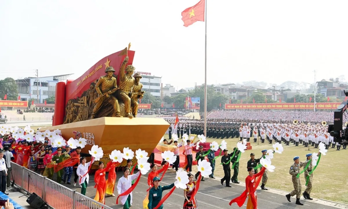Lễ Diễu binh, diễu hành kỷ niệm 70 năm Chiến thắng Điện Biên Phủ sẽ diễn ra sáng 7/5 