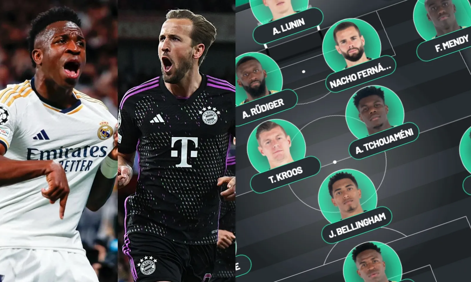 Đội hình dự kiến Real Madrid vs Bayern Munich: Vinicius đọ súng Kane | Tội đồ vẫn đá chính? 