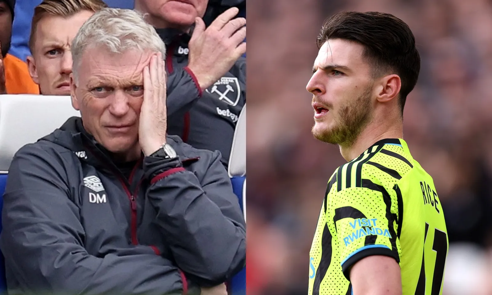 Thua Chelsea tan nát, David Moyes đổ lỗi cho... Declan Rice