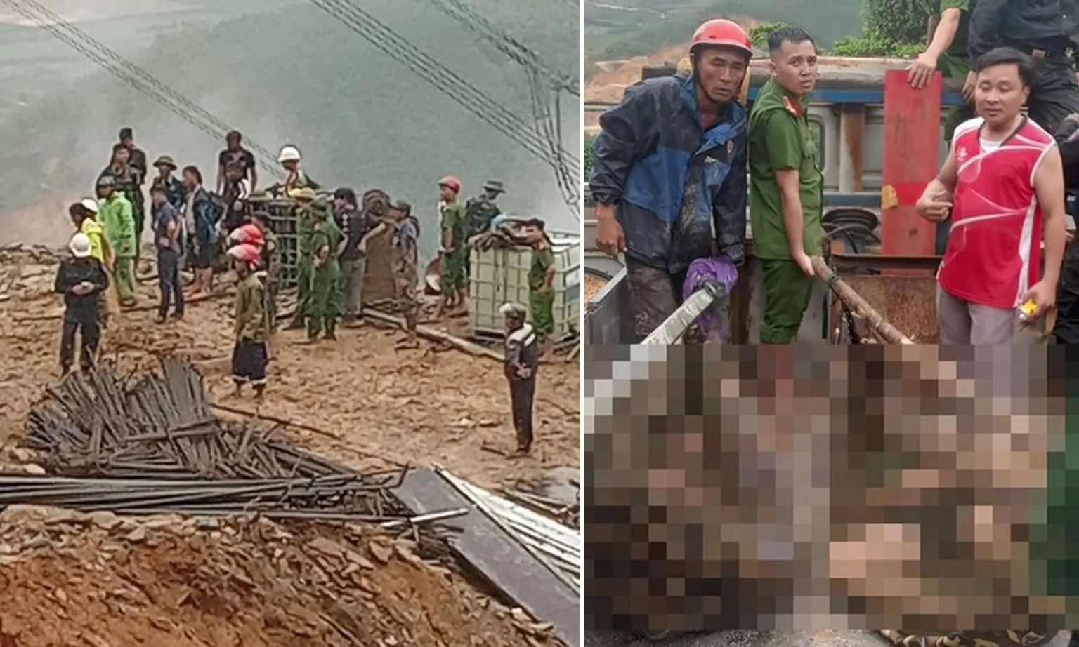 Hà Tĩnh: Lở núi do mưa lớn, 3 công nhân tử vong