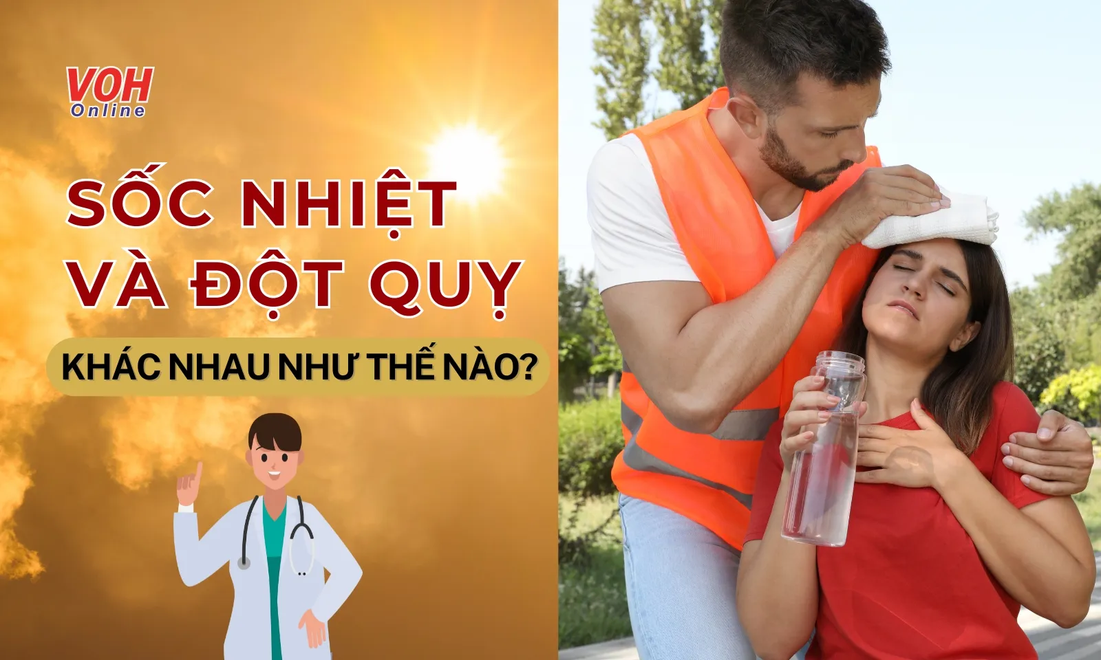 Sốc nhiệt và đột quỵ khác nhau như thế nào?