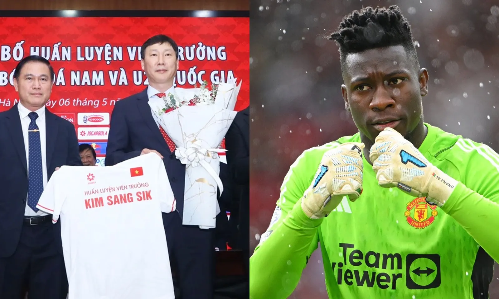 Tin bóng đá mới nhất HLV Kim Sangsik tiết lộ triết lý chơi bóng Onana hoài nghi MU