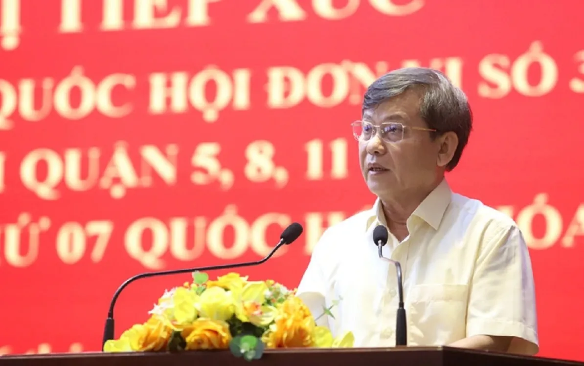 Viện trưởng Viện kiểm sát Lê Minh Trí trả lời cử tri về vụ Vạn Thịnh Phát