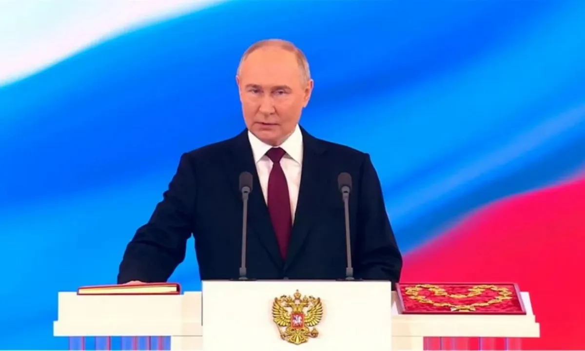 Ông Vladimir Putin tuyên thệ nhậm chức Tổng thống Nga nhiệm kỳ thứ 5