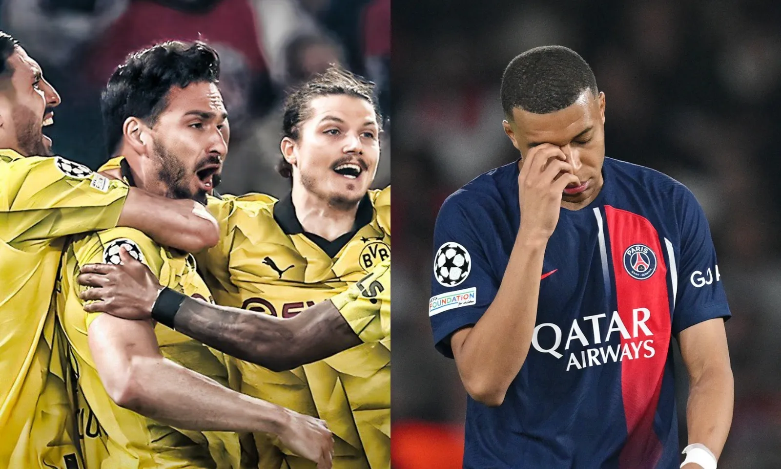 May mắn ngoảnh mặt, PSG đau đớn bị Dortmund tiễn khỏi Cúp C1
