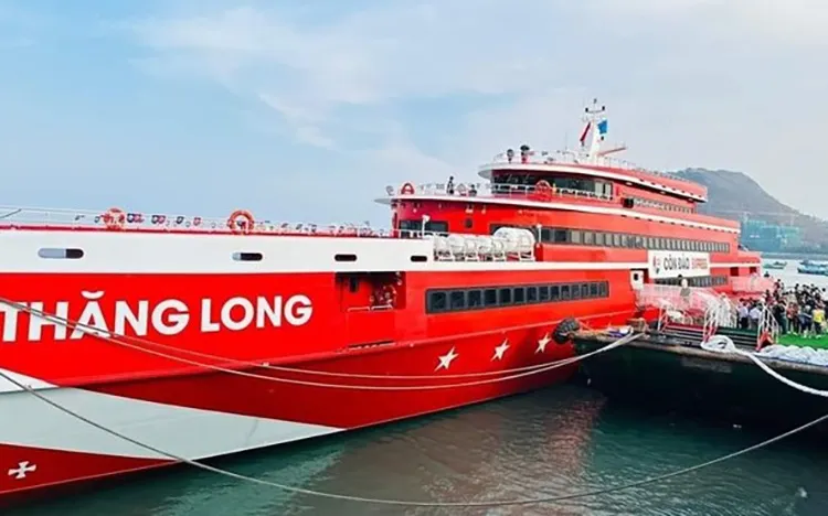 Tàu cao tốc Thăng Long sẽ bắt đầu chuyến hành trịnh đầu tiên vào ngày 13 5