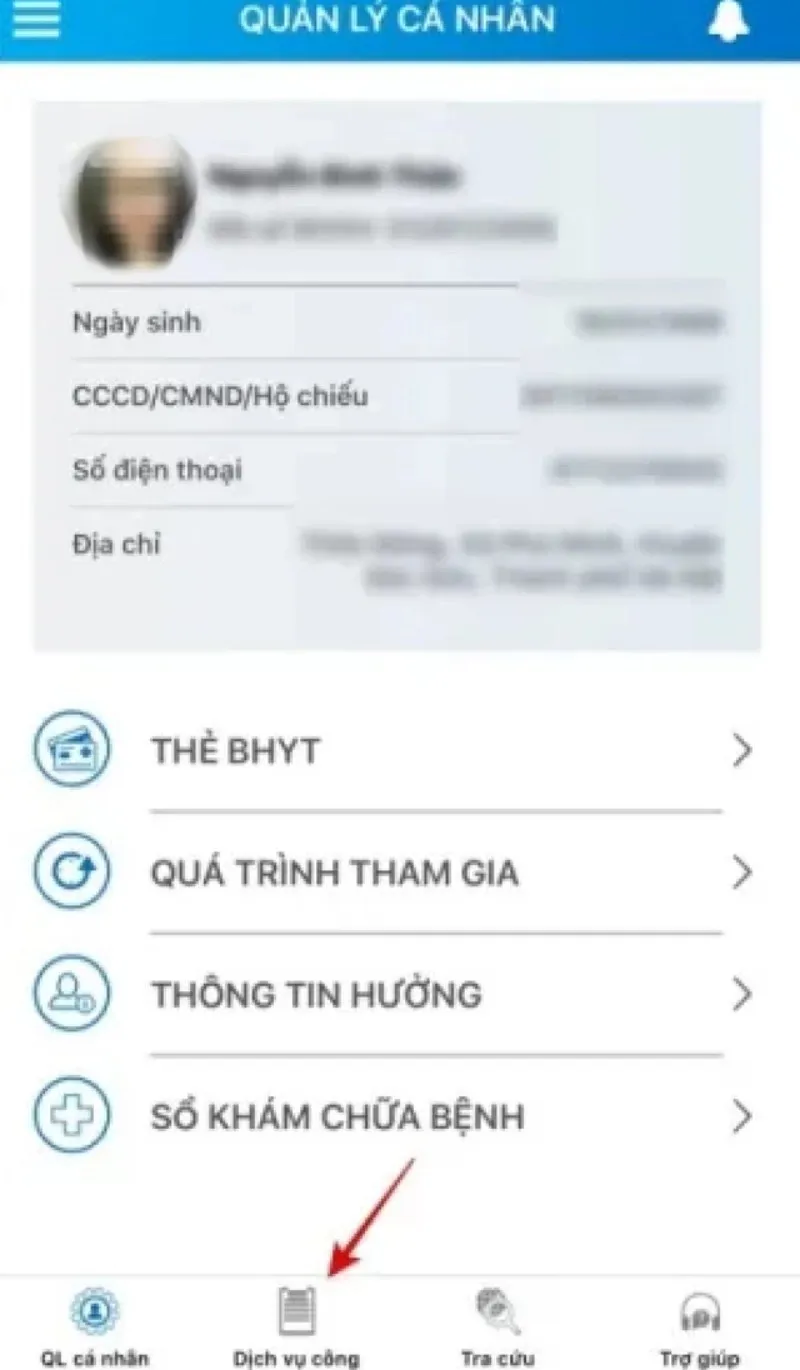 6 bước đăng ký nhận lương hưu qua thẻ ATM trên app VssID